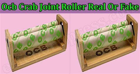 OCBCrystal Slim RollerRolling Machine110mm $750 ($7. . Ocb crab joint roller real or fake